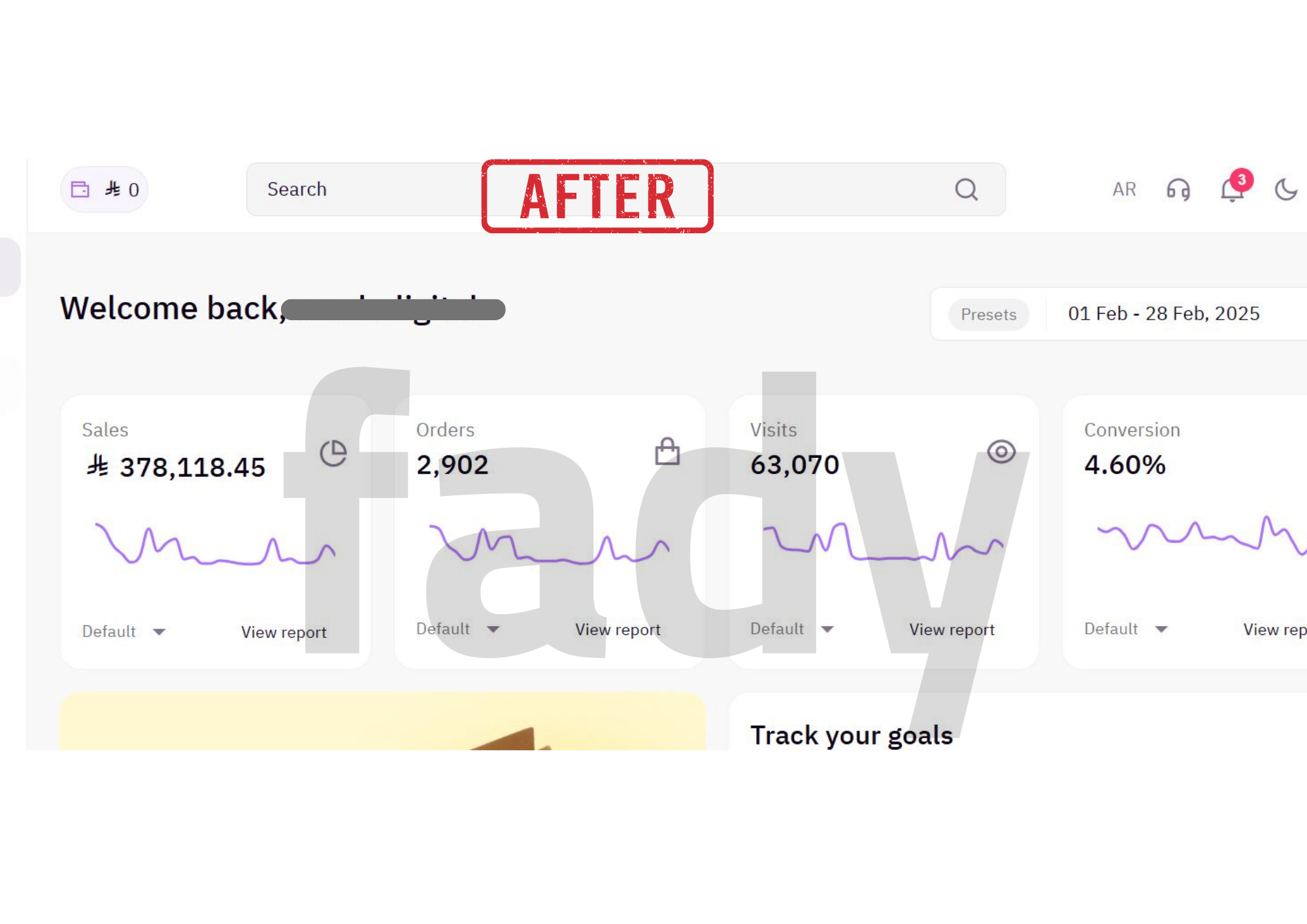 Zid Store after optimization - February