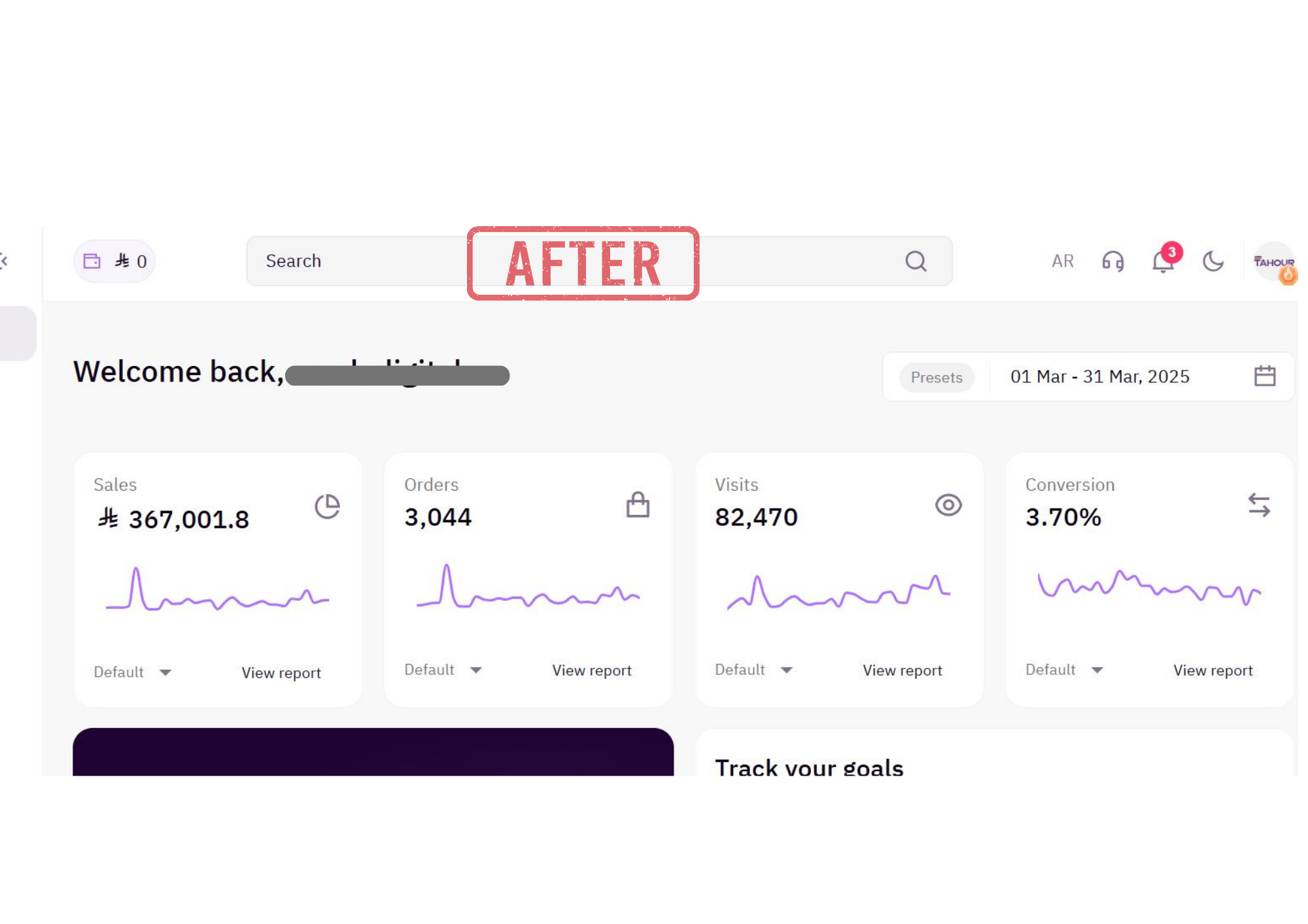 Zid Store after optimization - March